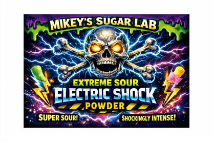 Electric Shock Powder – Extreme Sour Candy Enhancer