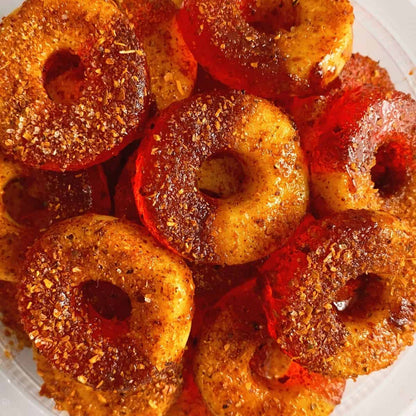 Fire Rings (Chili Chamoy Peach Rings))